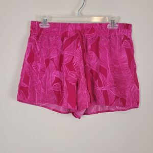 Gilligan and Omally Pink Tropical Shorts Size medium